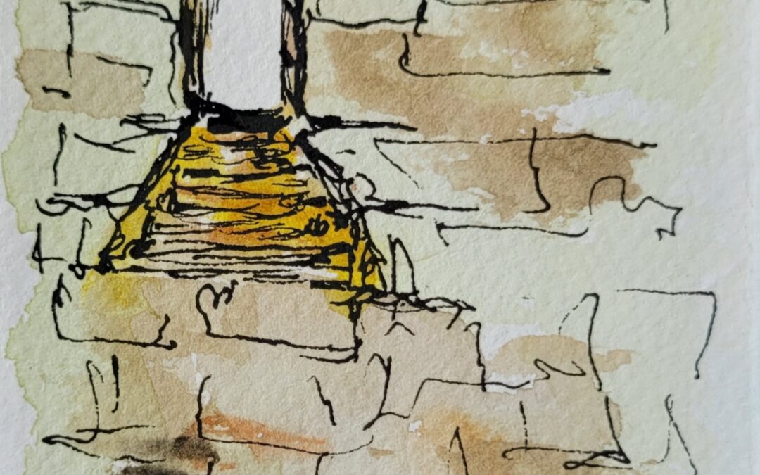 Camino walk, first gestures
