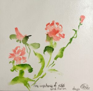 Belinda_Evans_Theimportanceofrosesonafarm2026_worksonpaper_20x20cm